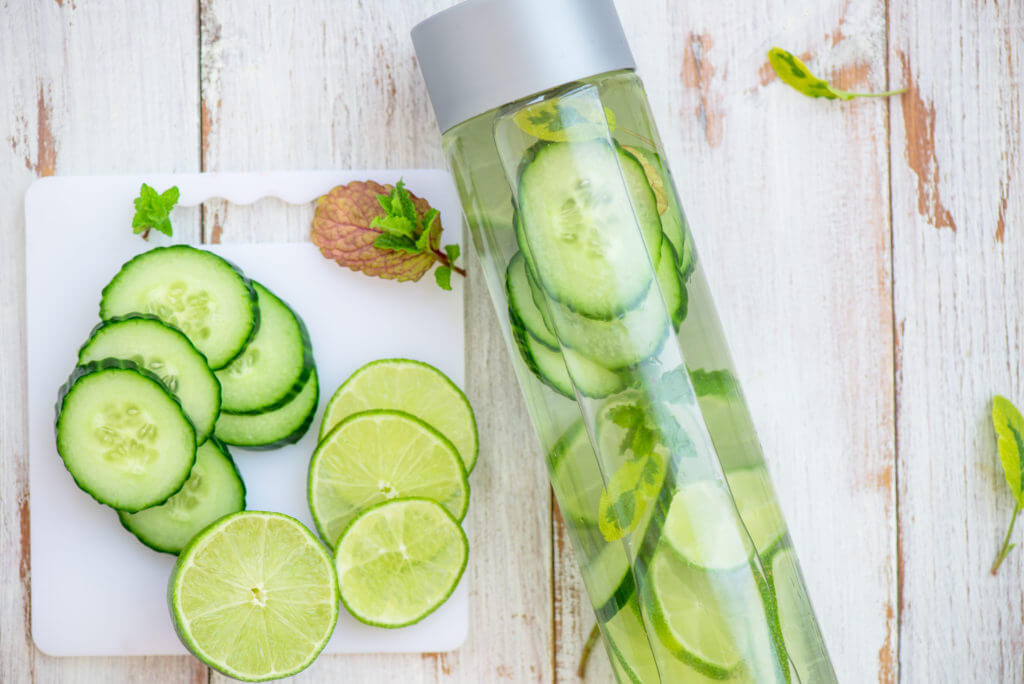 achieve proper hydration by flavoring your water