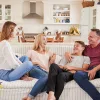 a family talking positive parenting strategies for the teenage years