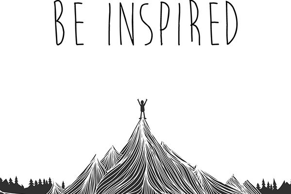 man on top of a mountain with arms raised - symbolic for powerful messages about life