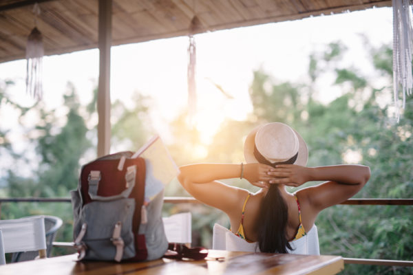 girl relaxing during her experience worth spending money on