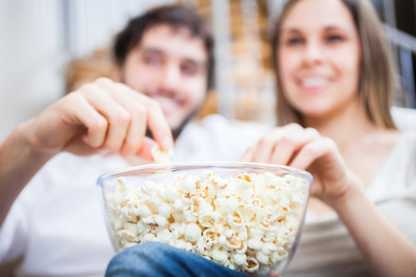 couple watching inspirational movies