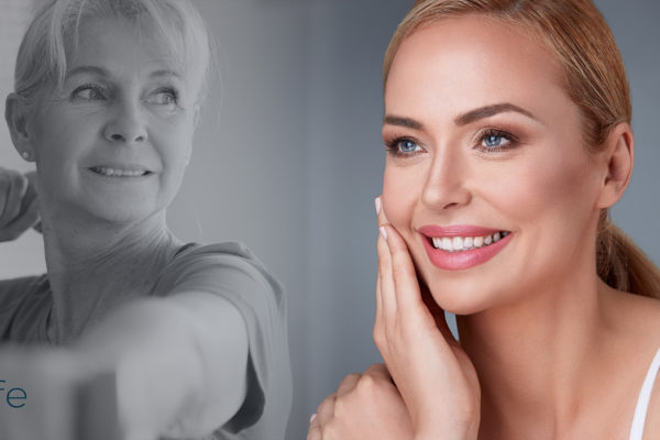 Woman working out, looking young