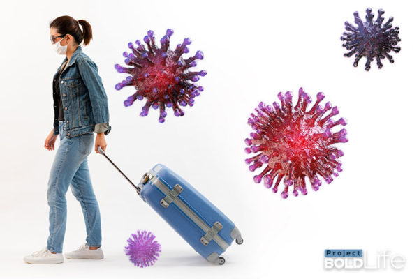 Women traveling during the age of coronavirus