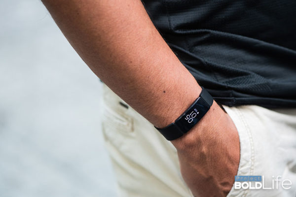 Some dude wearing a sports watch