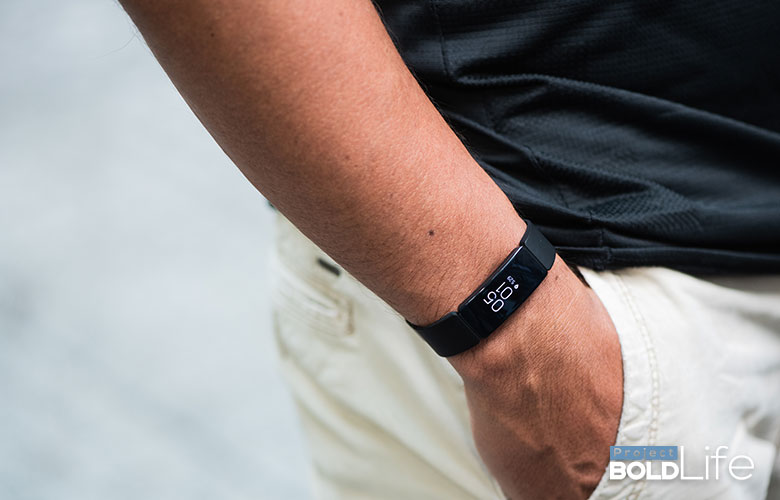 Some dude wearing a sports watch