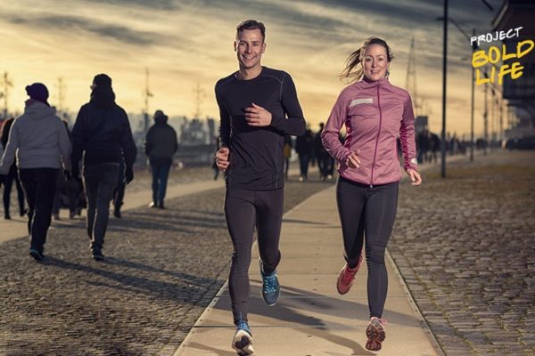 A couple running for their lives