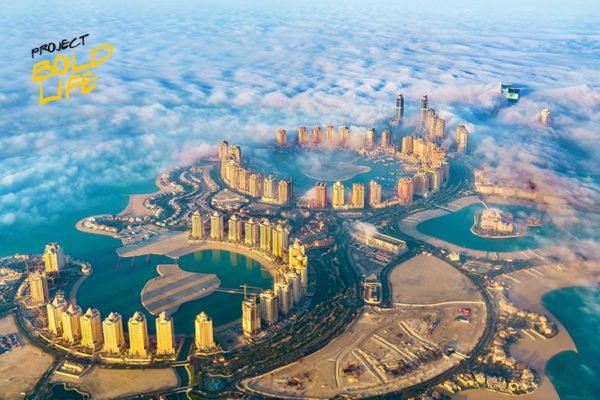 I think that's an aerial view of Qatar