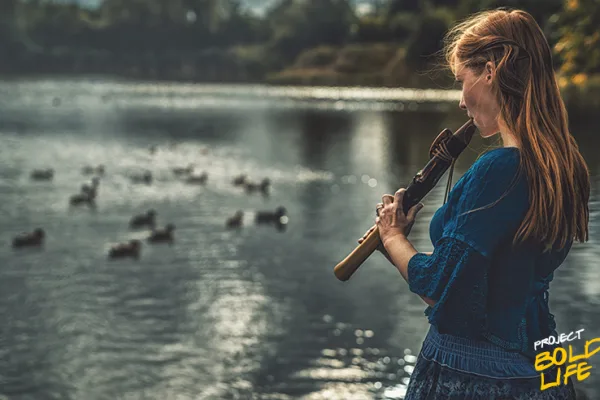 A girl healing through art and music
