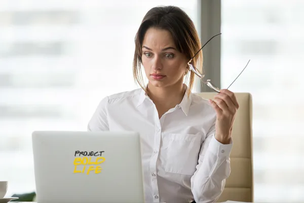 someone falling for fake hiring scams