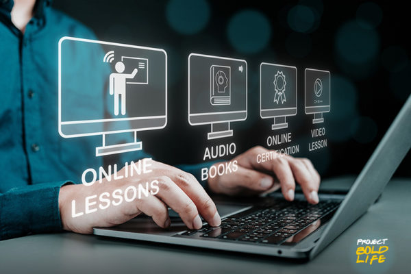 a dude searching for the best AI training courses for beginners