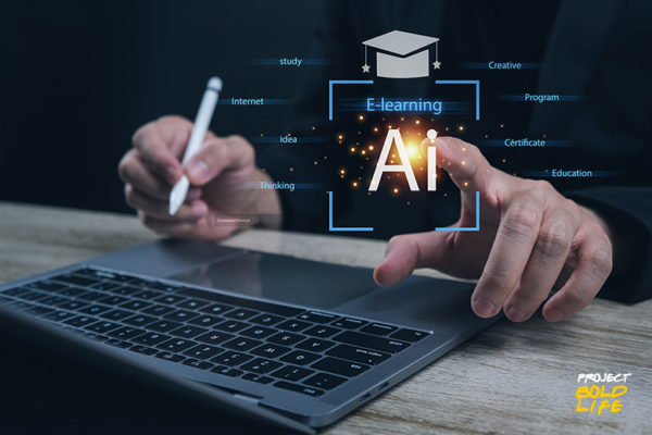A dude exploring the best AI training courses