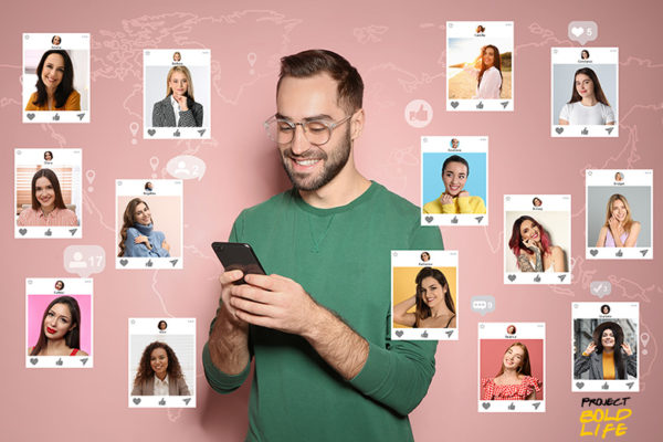 a dude checking out the best dating apps for men in 2024