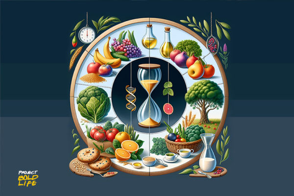 a picture of the best diet for longevity