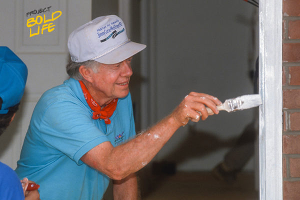 Former President Carter bold life